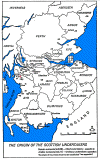 Locations of Scottish undertakers' homes in Scotland.