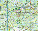 Map showing location of Plaster today.